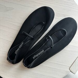 Jeffrey Campbell Swan Lake Mesh Balley Flats size 8.5